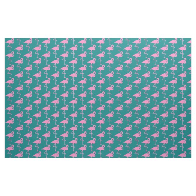 Aquamarines Flamingo-Muster Stoff (Yard (91,4 cm))