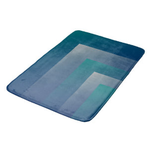 Aquamarines Grau der Marine Badematte