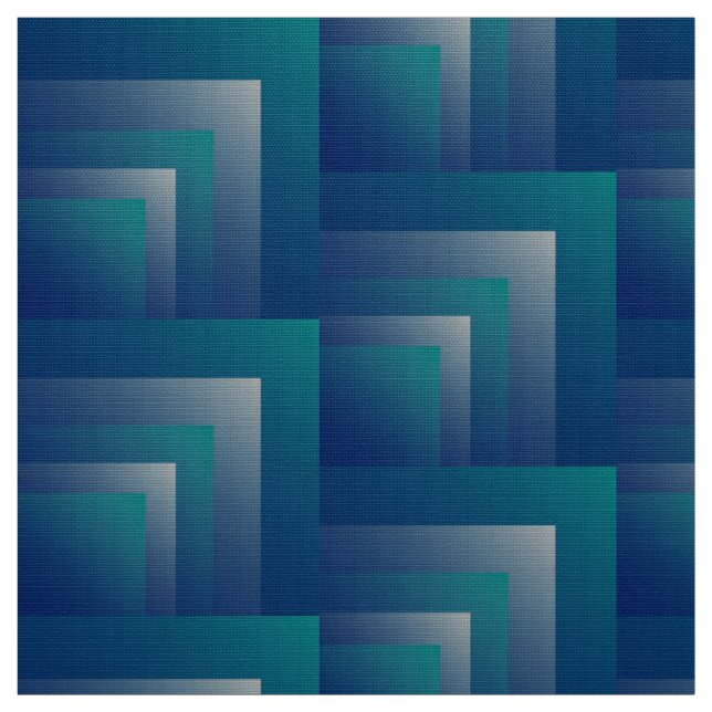 Aquamarines Grau der Marine Stoff (Muster)