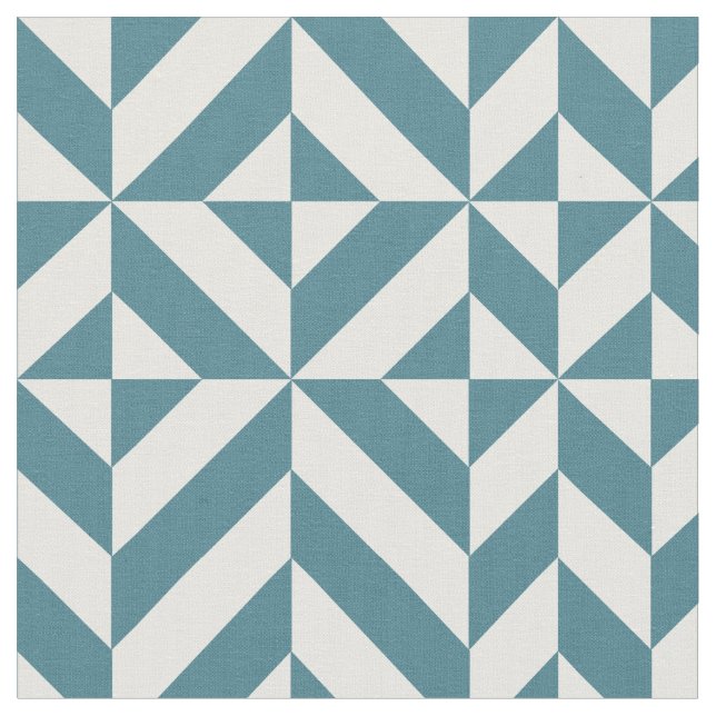 Aquamarines grünes geometrisches stoff (Nahaufnahme)