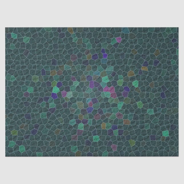 Aquamarines grünes seidenpapier (Vorderseite)