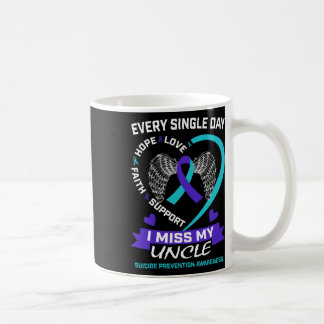 Aquamarines Herz Lila Miss My Onkel Suizid Bewusst Kaffeetasse