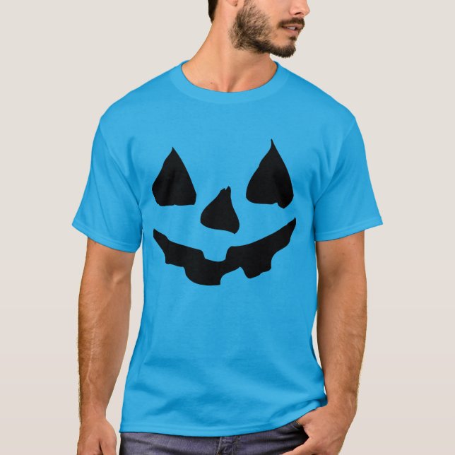 Aquamarines Kürbis-Halloween-Kostüm aquamarin T-Shirt (Vorderseite)