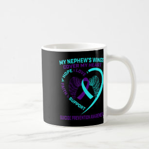 Aquamarines Lila Bewusstsein für Suizidprävention Kaffeetasse