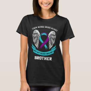 Aquamarines Lila Selbstmordbewusstsein Bruder Ihre T-Shirt