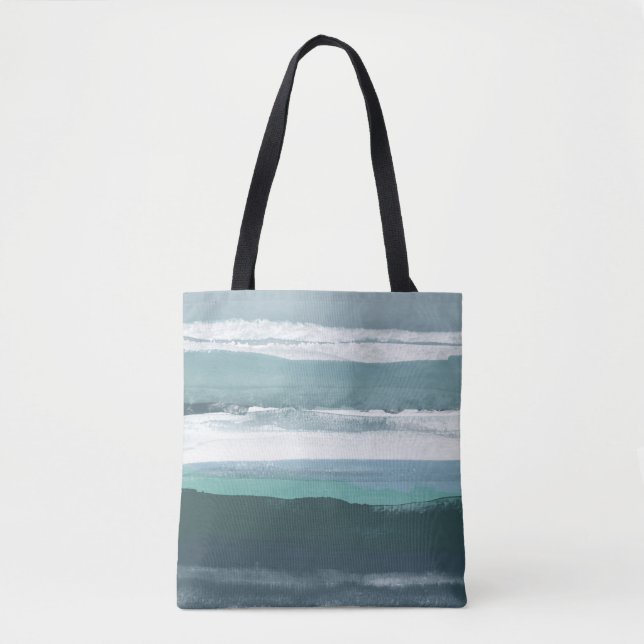Aquamarines Meer Tasche (Vorderseite)