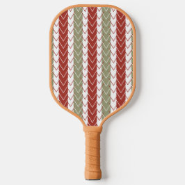 Aquamarines Muster für Zickzack Streifen Pickleball Schläger