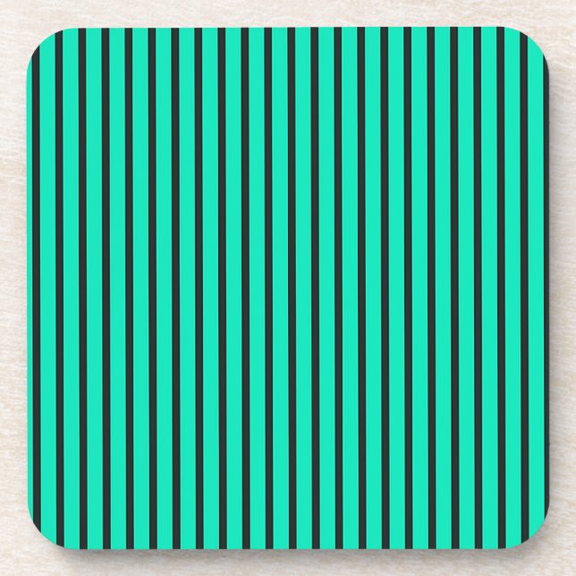 Aquamarines Muster Getränkeuntersetzer (Vorderseite)