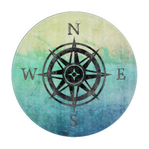 Aquamarines Ombre Sea Schneidebrett