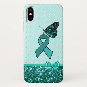 Aquamarines Ovarialkarzinom-Bewusstsein Case-Mate iPhone Hülle