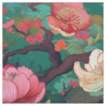 Aquamarines Perlmuster im japanischen Kimono-Stil