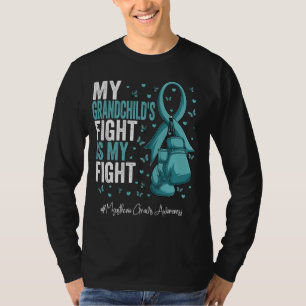 Aquamarines Ribbon Grandchild Myasthenia Gravis Be T-Shirt