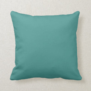 Aquamarines Solid Color Decorative Schlicht Kissen