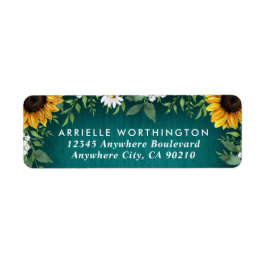 Aquamarines Sonnenblumen Land Rustikale Daisy Hoch