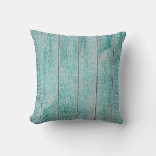 Aquamarines Tiffany Aqua-bezauberndes metallisches Kissen