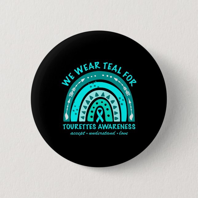 Aquamarines Tourette-Syndrom, Bewusstlosigkeit Reg Button (Vorderseite)