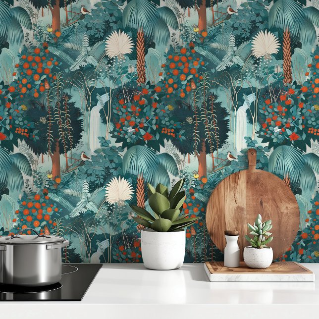 Aquamarines Tropenparadies Tapete (Von Creator hochgeladen)