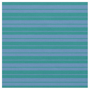 Aquamarines und blaues Muster Stoff
