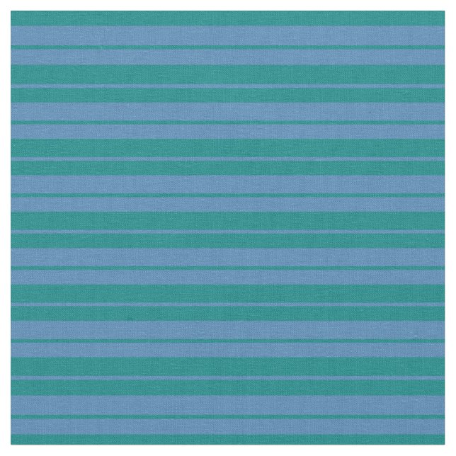 Aquamarines und blaues Muster Stoff (Nahaufnahme)