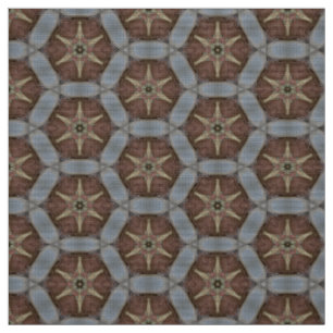 Aquamarines und braunes Upholstergewebe Stoff