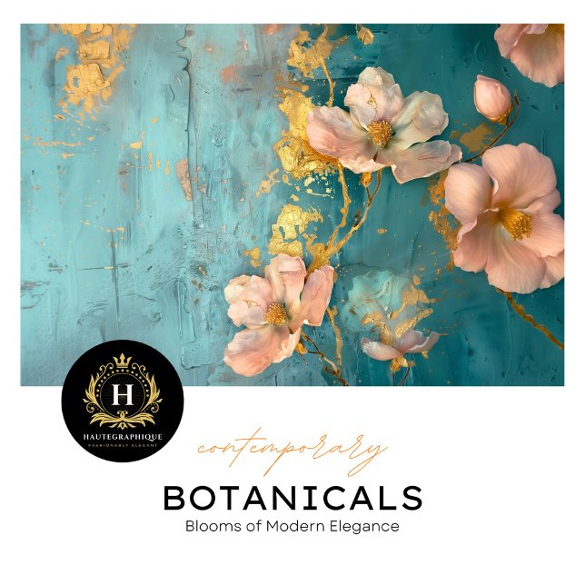 Aquamarines und goldblütiges Gewebe Seidenpapier (Von Creator hochgeladen)