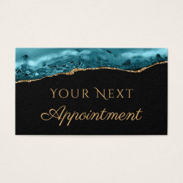 Aquamarines und goldenes Tor auf Black Appointing