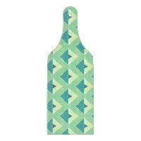 Aquamarines und grünes Diamond-Geometrismuster