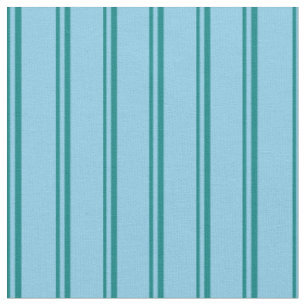 Aquamarines und himmelblaues Muster der Streifen Stoff