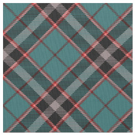 Aquamarines und Kariertes Muster Vintag Tartan Fab Stoff