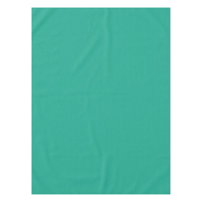 Aquamarines und orangefarbenes Schauspiel Tischdecke (Vorderseite)