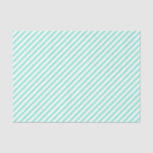 Aquamarines und weißes Muster Seidenpapier