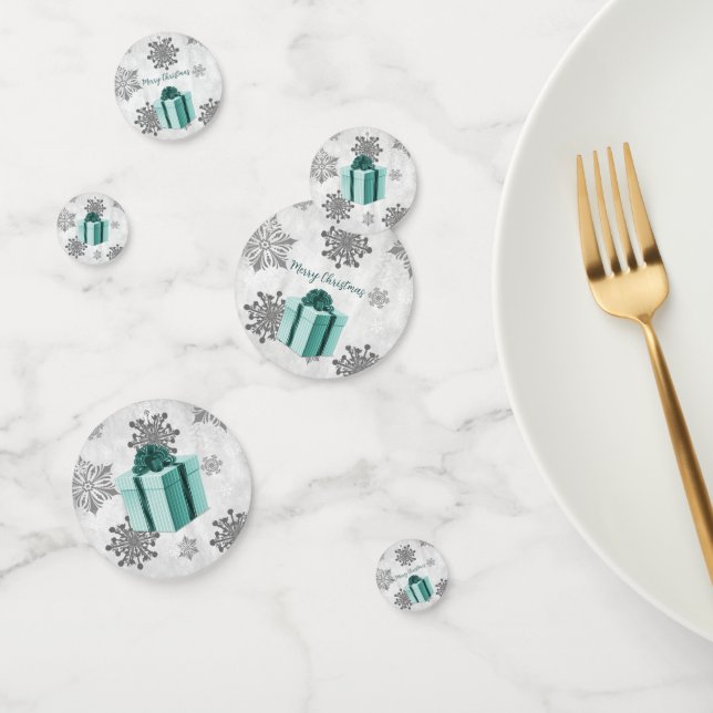 Aquamarines Weihnachtsgeschenk Confetti Konfetti (Gruppe)