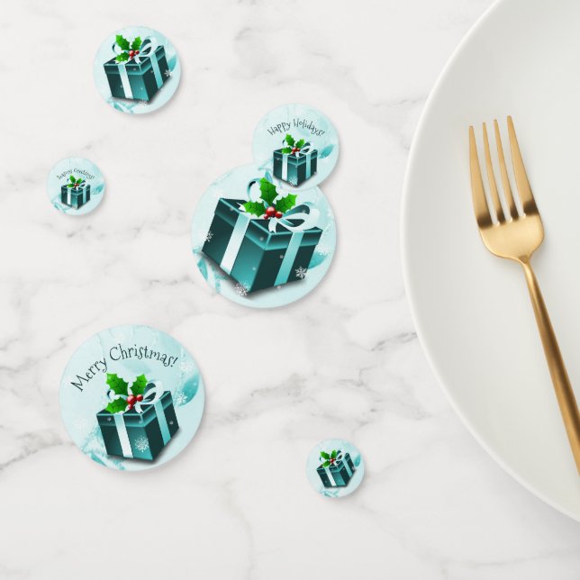 Aquamarines Weihnachtsgeschenk Confetti Konfetti (Gruppe)