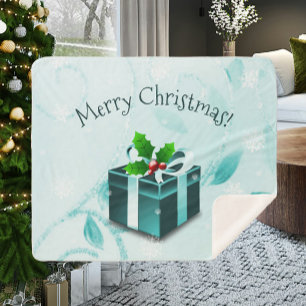 Aquamarines Weihnachtsgeschenk Sherpa Blanket Sherpadecke