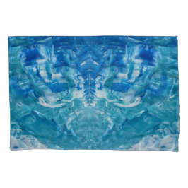 Aquamarines weißes Pillowcase-Set Kissenbezug