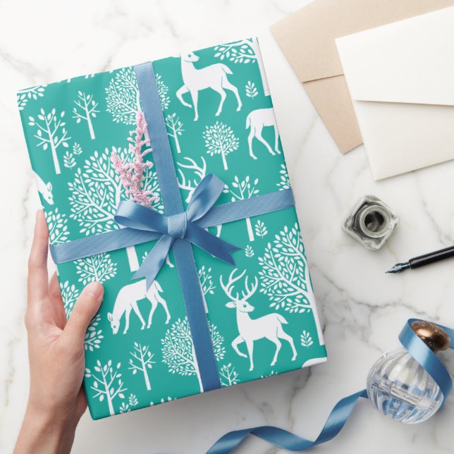 Aquamarines Wrapping Paper von Aqua Geschenkpapier (Schenken)