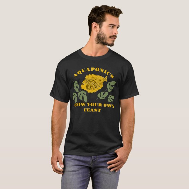 Aquaponics bauen Ihren eigenen Fest T - Shirt (Vorne ganz)