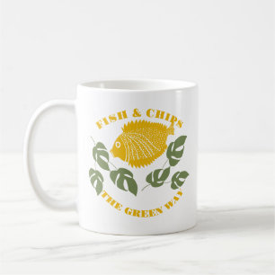 Aquaponics Fisch & Chips der grüne Weg Kaffeetasse
