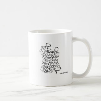 Aquaporin Proteinstruktur-Biochemie-Tasse Kaffeetasse