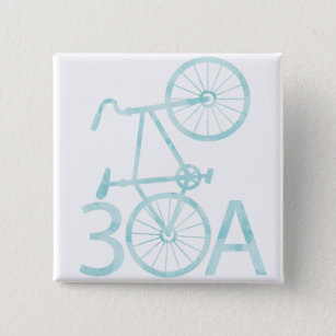 Aquarell 30A mit Fahrrad-Knopf Button
