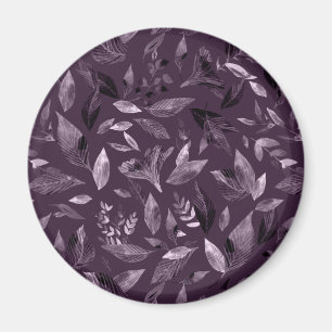 Aquarell abgefallene Blätter 7 Magnet