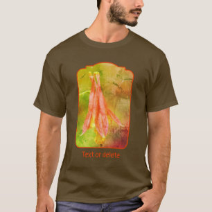 Aquarell-Ahornblumen-T-Shirt personalisiert T-Shirt