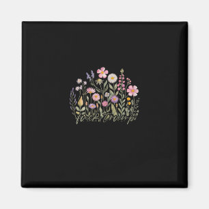 Aquarell Anti-Trump-Floral-Demokrat Präsident Li Magnet