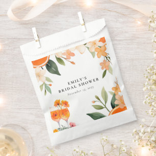 Aquarell Aperol Spritz-Brautparty Geschenktütchen