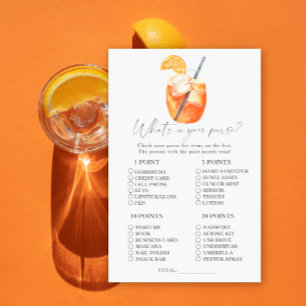 Aquarell Aperol Spritz Was ist in deiner Handtasch