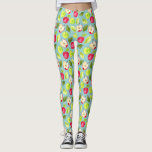 Aquarell-Apfel-Muster Leggings<br><div class="desc">Dieses ist ein Muster der Äpfel. Es gibt grüne und rote Äpfel. Ein wird zur Hälfte geschnitten. Es gibt auch irgendein Blätter,  das im Muster gemischt wird. Die Äpfel wurden im Aquarell gefärbt.</div>