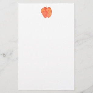 Aquarell Apple Briefpapier