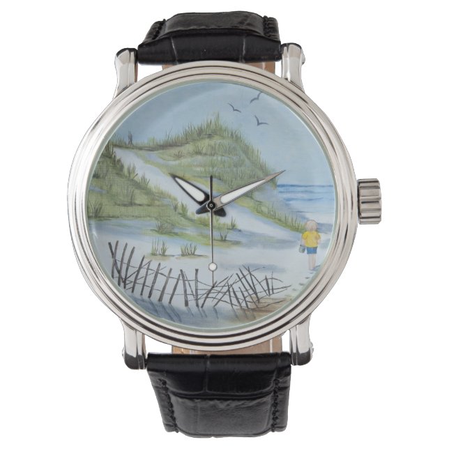 Aquarell Armbanduhr (Vorderseite)