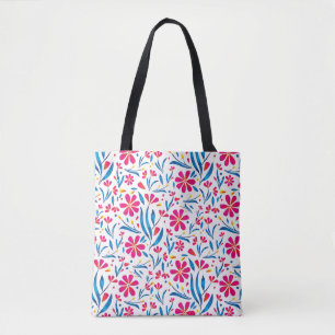 Aquarell-Aufmunterndes-Blumenmuster Tasche