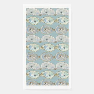 Aquarell-Austern Serviette